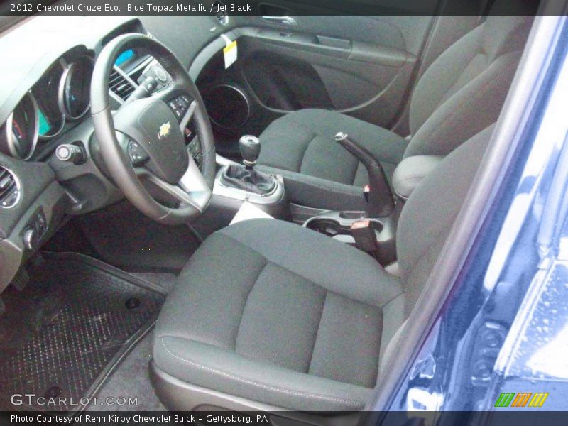  2012 Cruze Eco Jet Black Interior