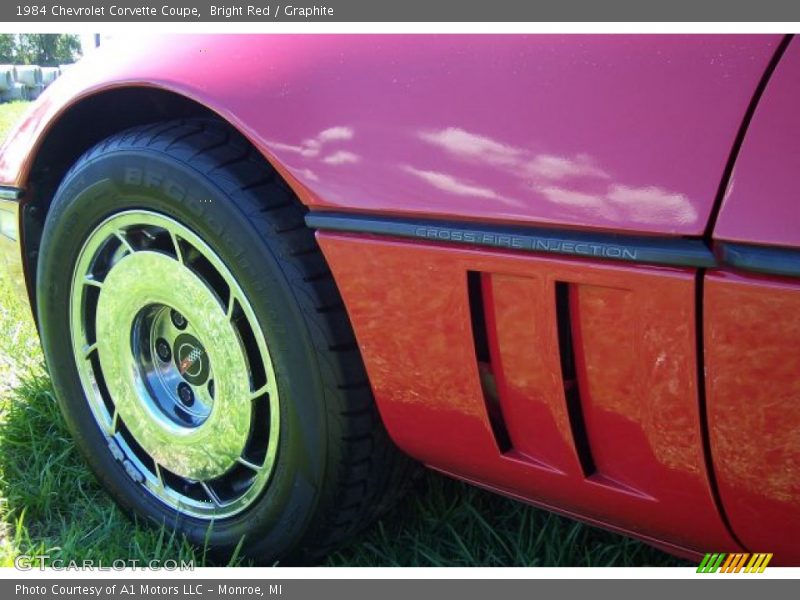 Bright Red / Graphite 1984 Chevrolet Corvette Coupe