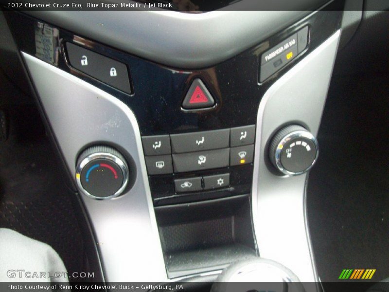 Controls of 2012 Cruze Eco