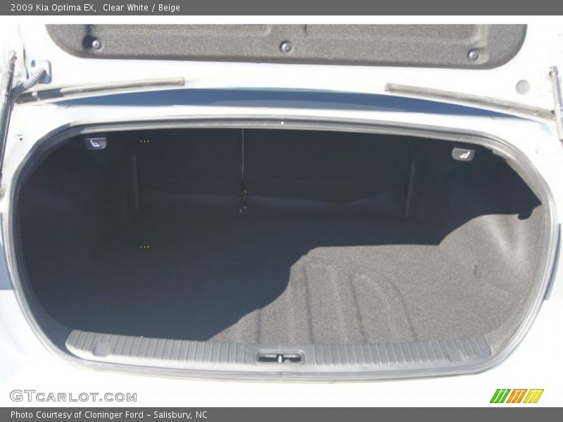 Clear White / Beige 2009 Kia Optima EX