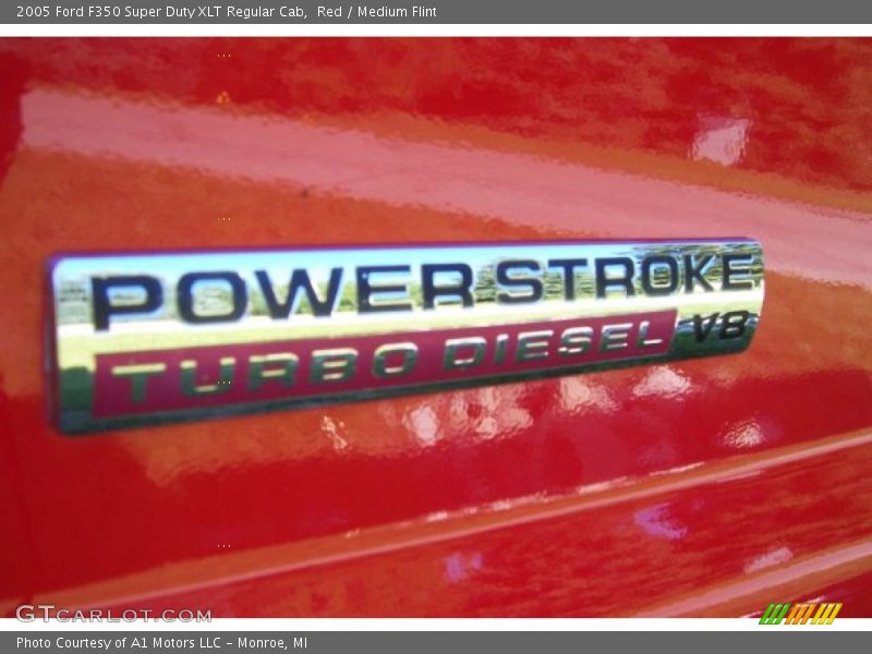 Red / Medium Flint 2005 Ford F350 Super Duty XLT Regular Cab