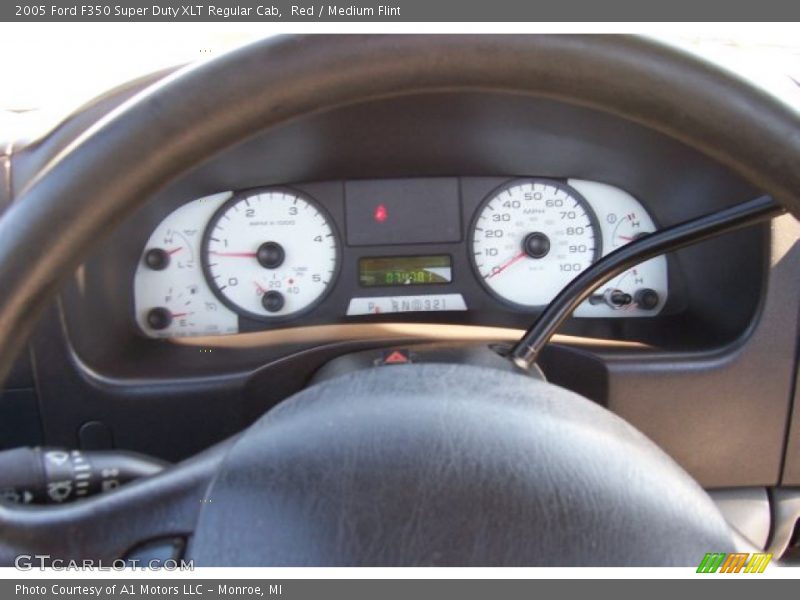 Red / Medium Flint 2005 Ford F350 Super Duty XLT Regular Cab