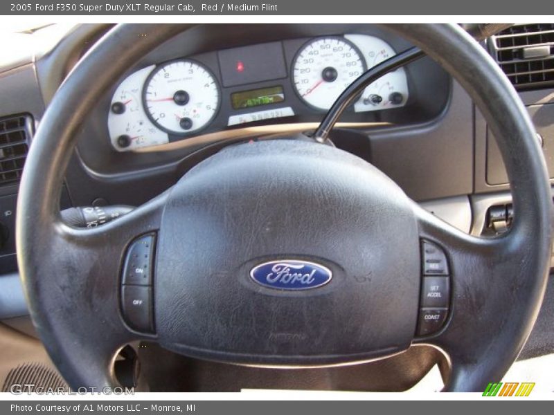 Red / Medium Flint 2005 Ford F350 Super Duty XLT Regular Cab