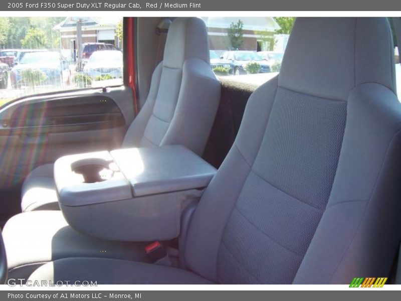 Red / Medium Flint 2005 Ford F350 Super Duty XLT Regular Cab