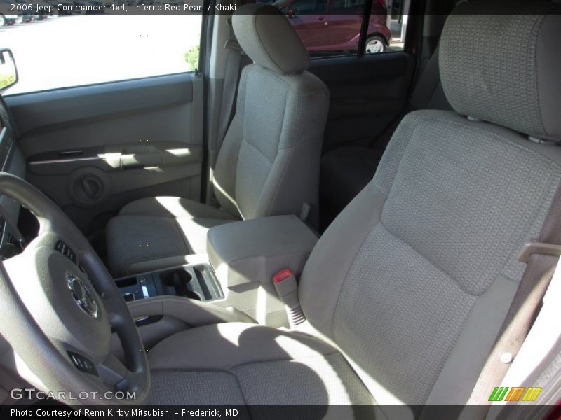 Inferno Red Pearl / Khaki 2006 Jeep Commander 4x4