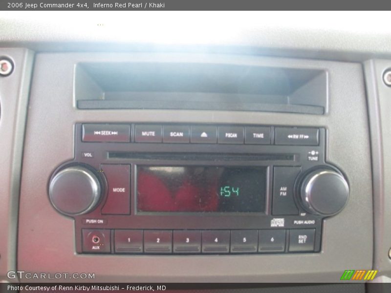 Inferno Red Pearl / Khaki 2006 Jeep Commander 4x4