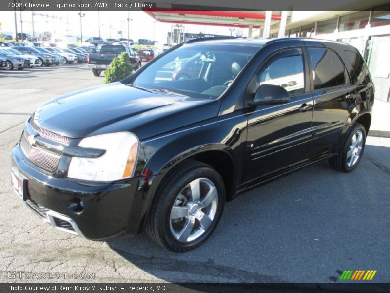 Black / Ebony 2008 Chevrolet Equinox Sport AWD