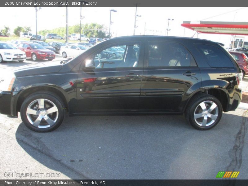 Black / Ebony 2008 Chevrolet Equinox Sport AWD