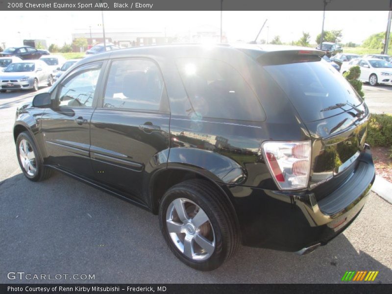 Black / Ebony 2008 Chevrolet Equinox Sport AWD