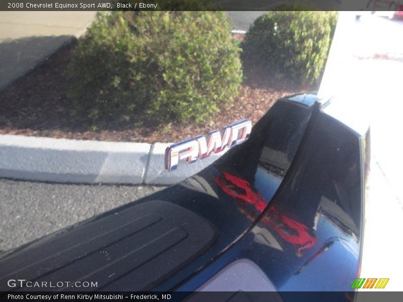 Black / Ebony 2008 Chevrolet Equinox Sport AWD