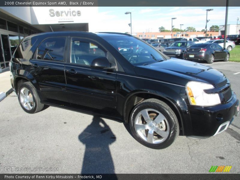 Black / Ebony 2008 Chevrolet Equinox Sport AWD