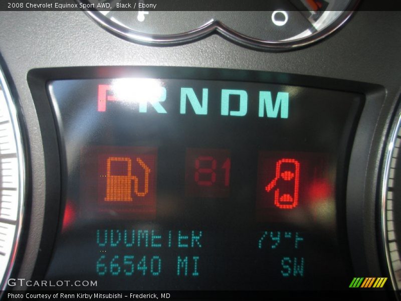 Black / Ebony 2008 Chevrolet Equinox Sport AWD