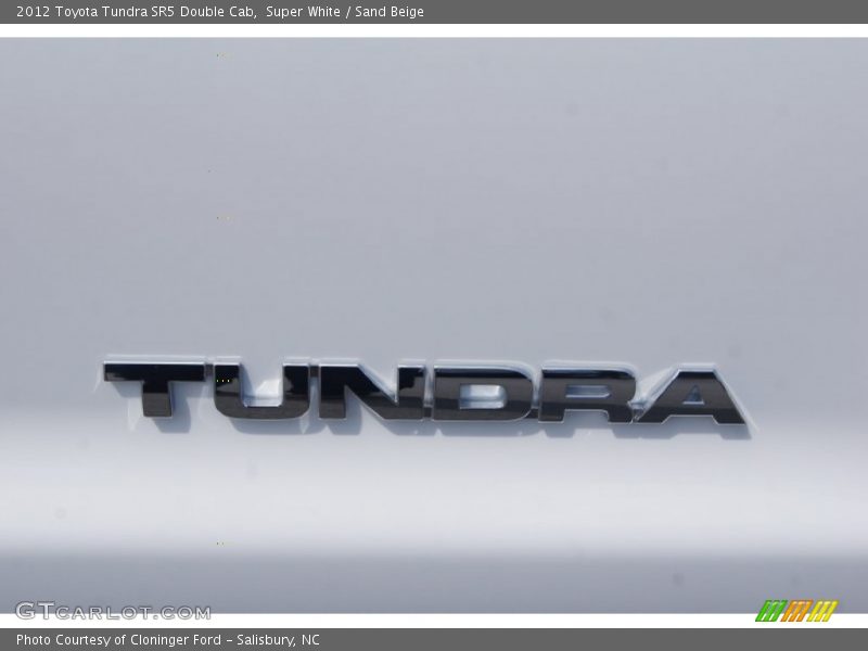 Super White / Sand Beige 2012 Toyota Tundra SR5 Double Cab