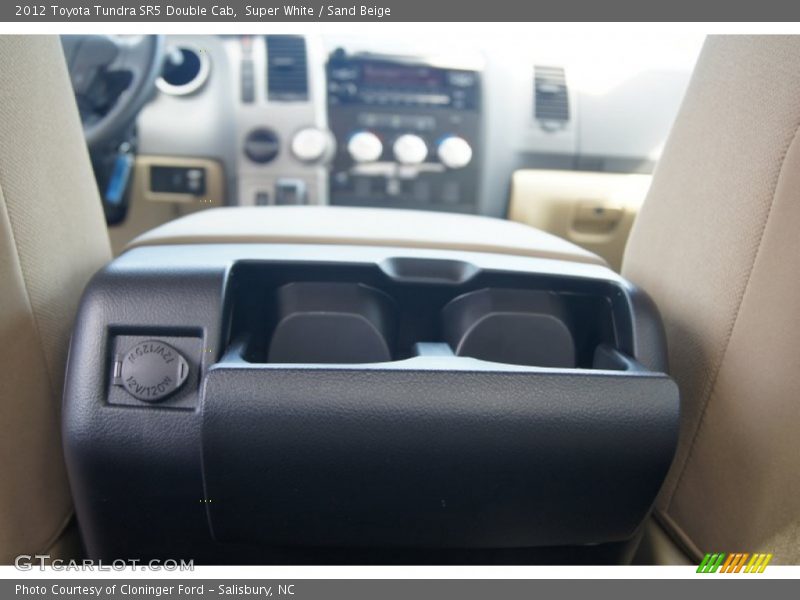 Super White / Sand Beige 2012 Toyota Tundra SR5 Double Cab