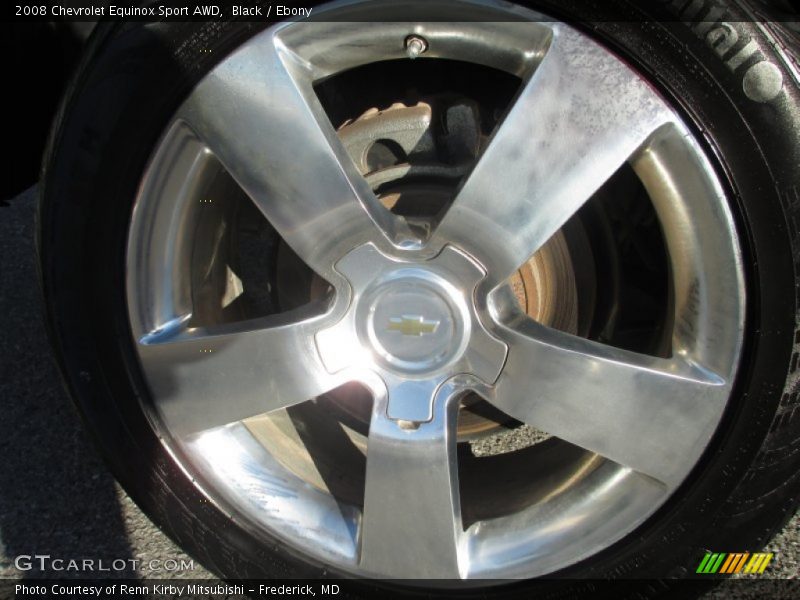Black / Ebony 2008 Chevrolet Equinox Sport AWD