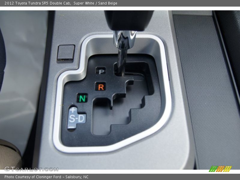 Super White / Sand Beige 2012 Toyota Tundra SR5 Double Cab