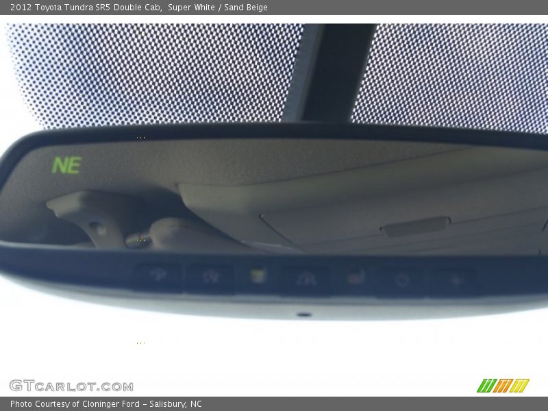 Super White / Sand Beige 2012 Toyota Tundra SR5 Double Cab