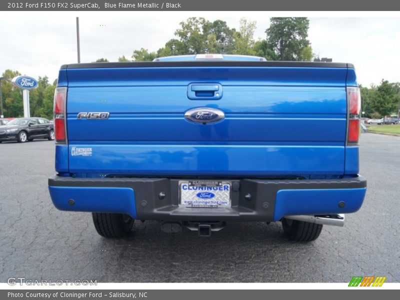 Blue Flame Metallic / Black 2012 Ford F150 FX2 SuperCab