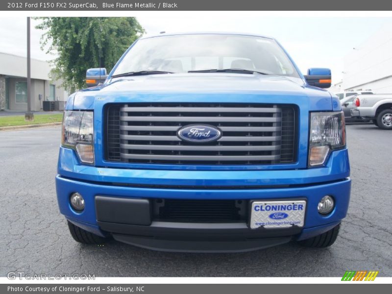 Blue Flame Metallic / Black 2012 Ford F150 FX2 SuperCab