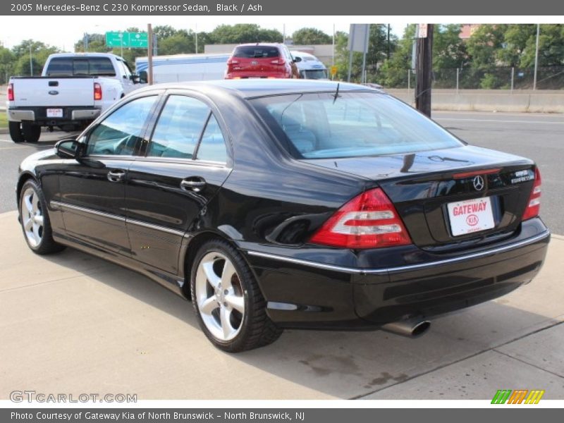 Black / Ash 2005 Mercedes-Benz C 230 Kompressor Sedan