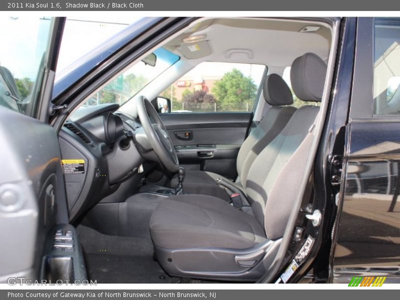 Shadow Black / Black Cloth 2011 Kia Soul 1.6