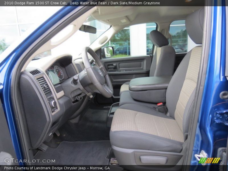 Deep Water Blue Pearl / Dark Slate/Medium Graystone 2010 Dodge Ram 1500 ST Crew Cab