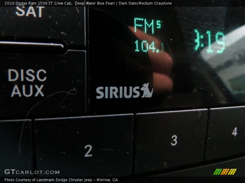 Deep Water Blue Pearl / Dark Slate/Medium Graystone 2010 Dodge Ram 1500 ST Crew Cab