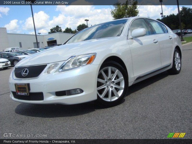 Crystal White / Ash Gray 2006 Lexus GS 300
