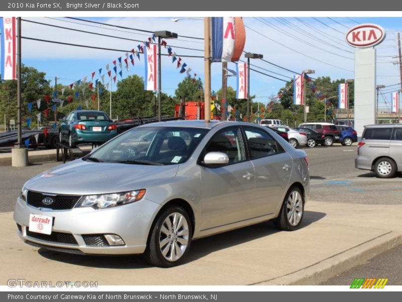 Bright Silver / Black Sport 2010 Kia Forte SX