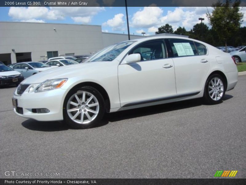 Crystal White / Ash Gray 2006 Lexus GS 300