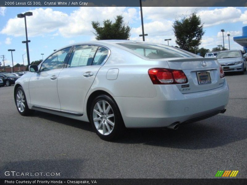 Crystal White / Ash Gray 2006 Lexus GS 300