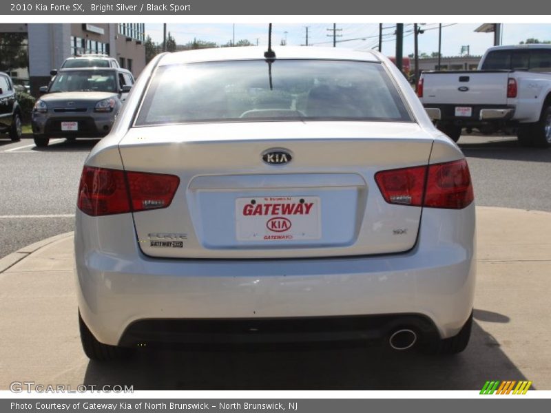 Bright Silver / Black Sport 2010 Kia Forte SX