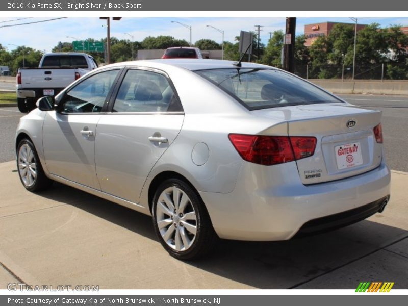 Bright Silver / Black Sport 2010 Kia Forte SX