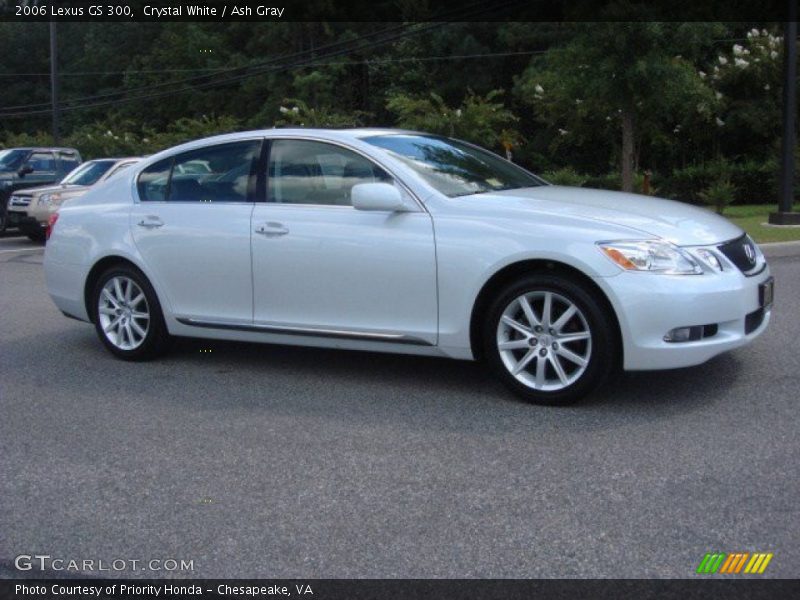 Crystal White / Ash Gray 2006 Lexus GS 300