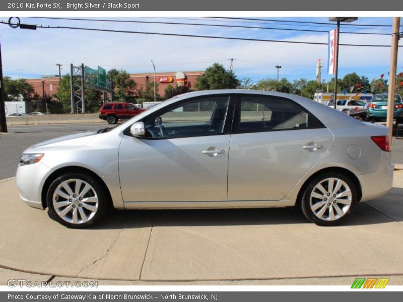 Bright Silver / Black Sport 2010 Kia Forte SX