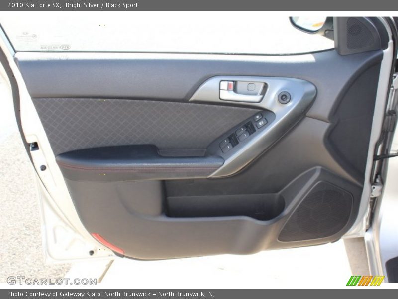 Bright Silver / Black Sport 2010 Kia Forte SX