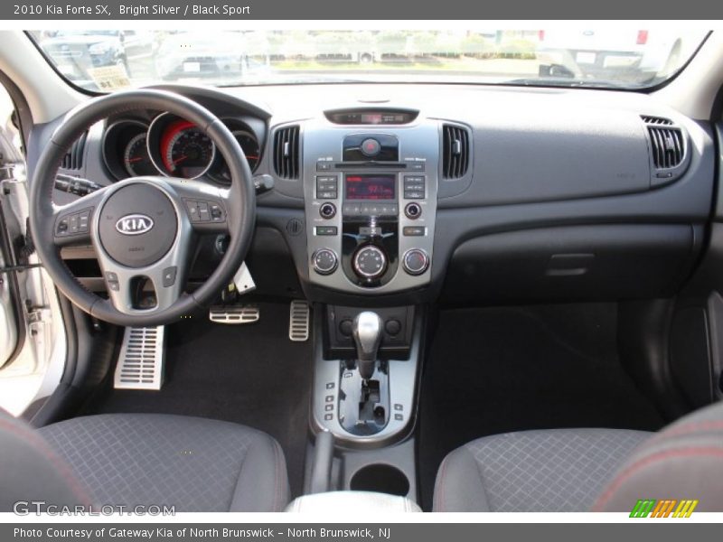 Bright Silver / Black Sport 2010 Kia Forte SX