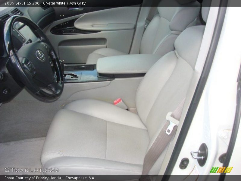 Crystal White / Ash Gray 2006 Lexus GS 300