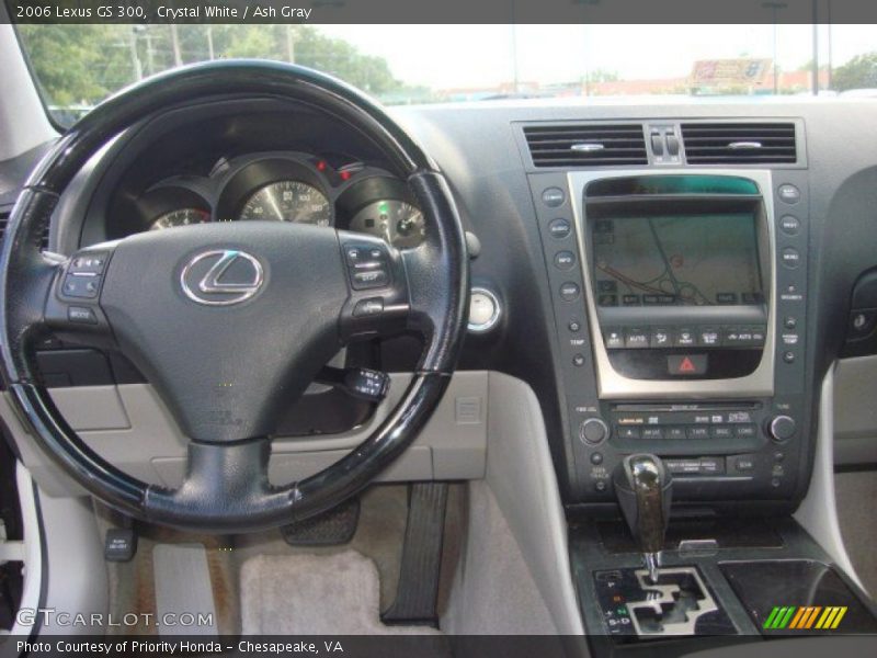 Crystal White / Ash Gray 2006 Lexus GS 300