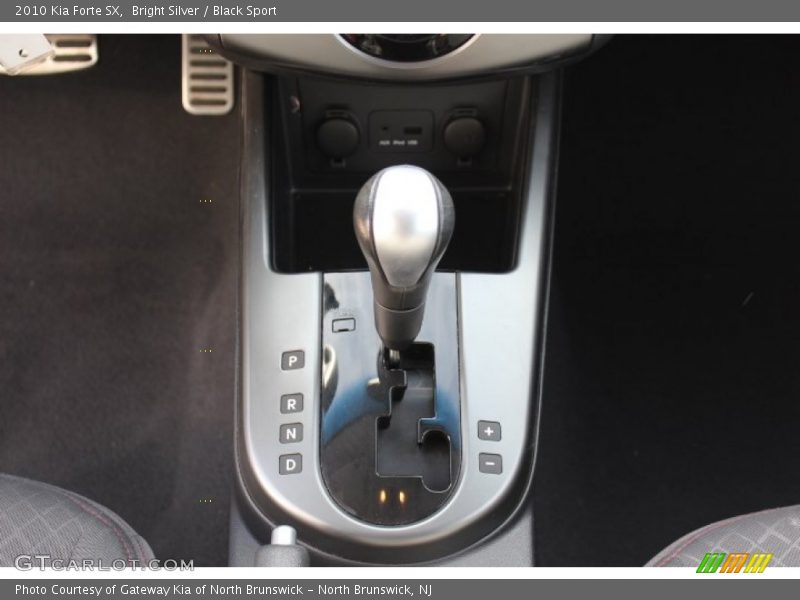 Bright Silver / Black Sport 2010 Kia Forte SX