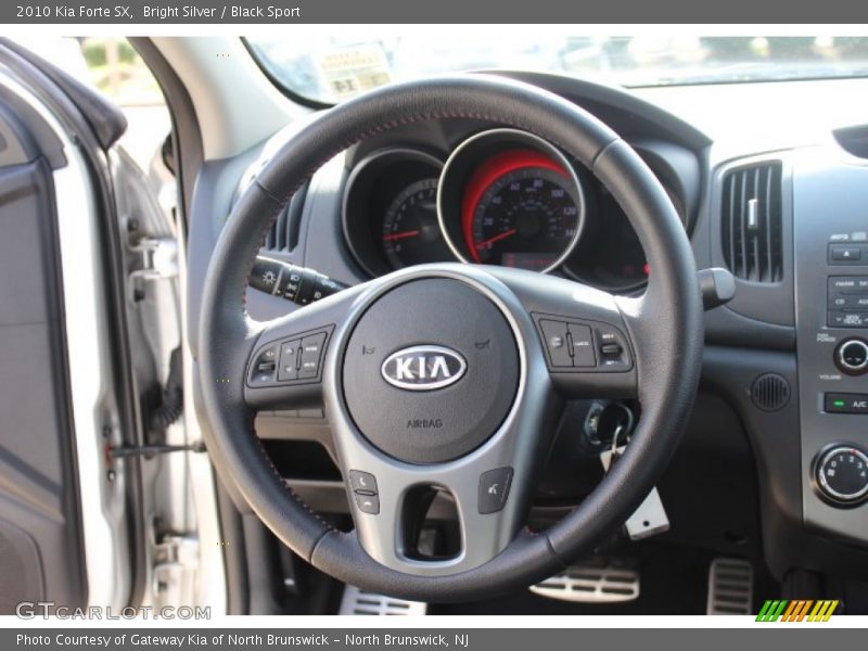 Bright Silver / Black Sport 2010 Kia Forte SX