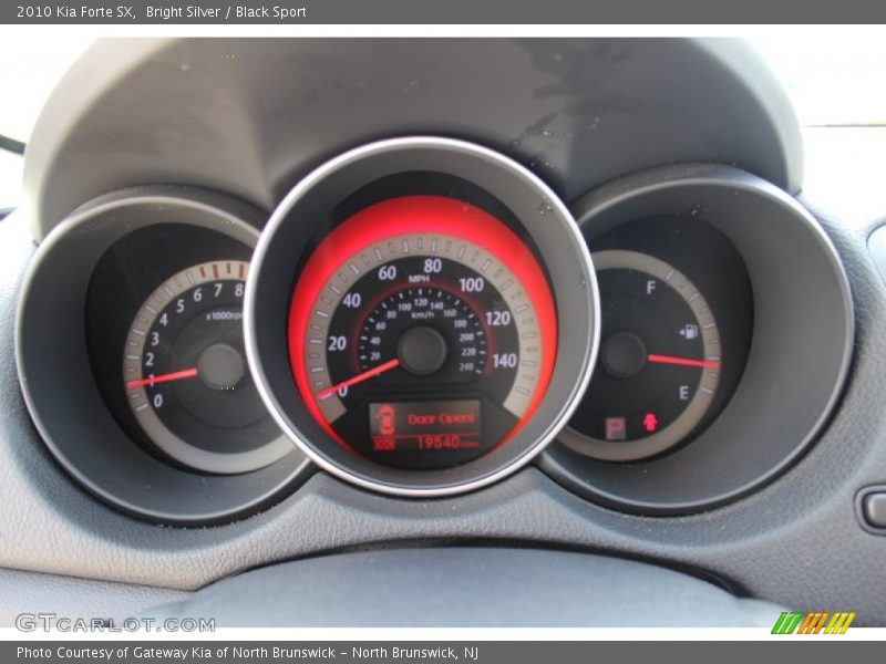 Bright Silver / Black Sport 2010 Kia Forte SX