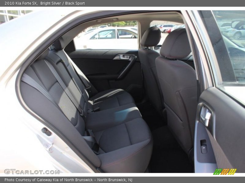 Bright Silver / Black Sport 2010 Kia Forte SX