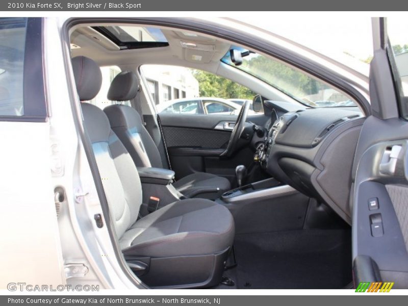 Bright Silver / Black Sport 2010 Kia Forte SX