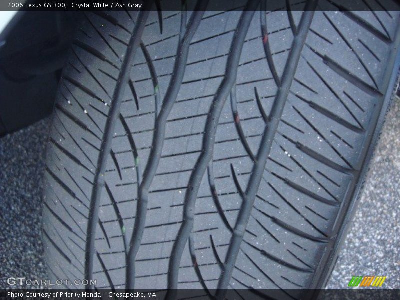 Crystal White / Ash Gray 2006 Lexus GS 300
