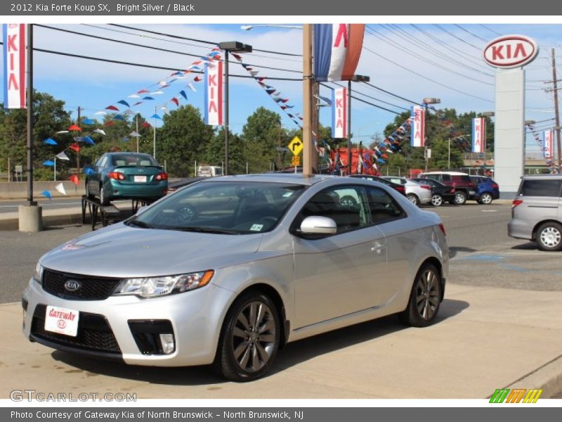 Bright Silver / Black 2012 Kia Forte Koup SX