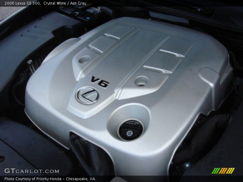 Crystal White / Ash Gray 2006 Lexus GS 300