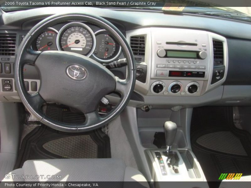 Black Sand Pearl / Graphite Gray 2006 Toyota Tacoma V6 PreRunner Access Cab