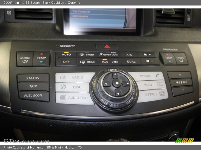 Black Obsidian / Graphite 2006 Infiniti M 35 Sedan