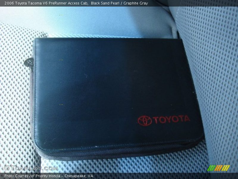 Black Sand Pearl / Graphite Gray 2006 Toyota Tacoma V6 PreRunner Access Cab